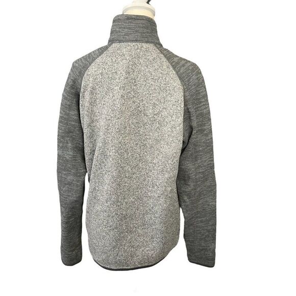 Patagonia Men's Quarter Zip Better Sweater Two Tone Grey Size Medium - Picture 3 of 10